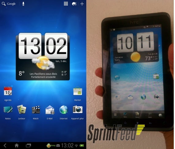 The HTC EVO View 4G for Sprint is getting updated to Honeycomb - HTC EVO View 4G gets updated to Honeycomb