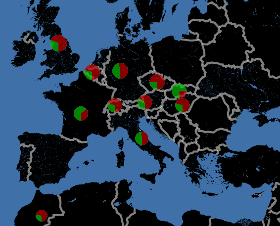The countries involved in the security test - Could GSM phones have a major security flaw?