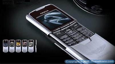 Nokia and Aston Martin introduce special edition of the Nokia 8800