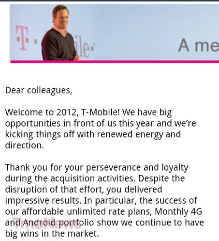 T-Mobile's CEO tries to inspire the troops - T-Mobile CEO tells his employees to "Win one for the Gipper" in 2012