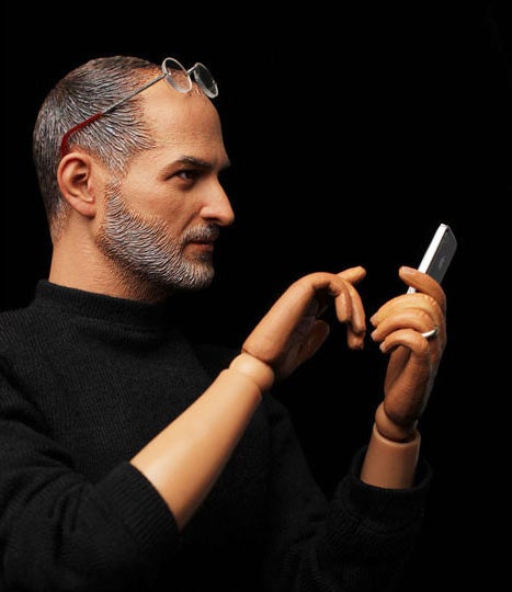 Bring your iPhone fandom to new levels of creepy with the new Steve Jobs action figure