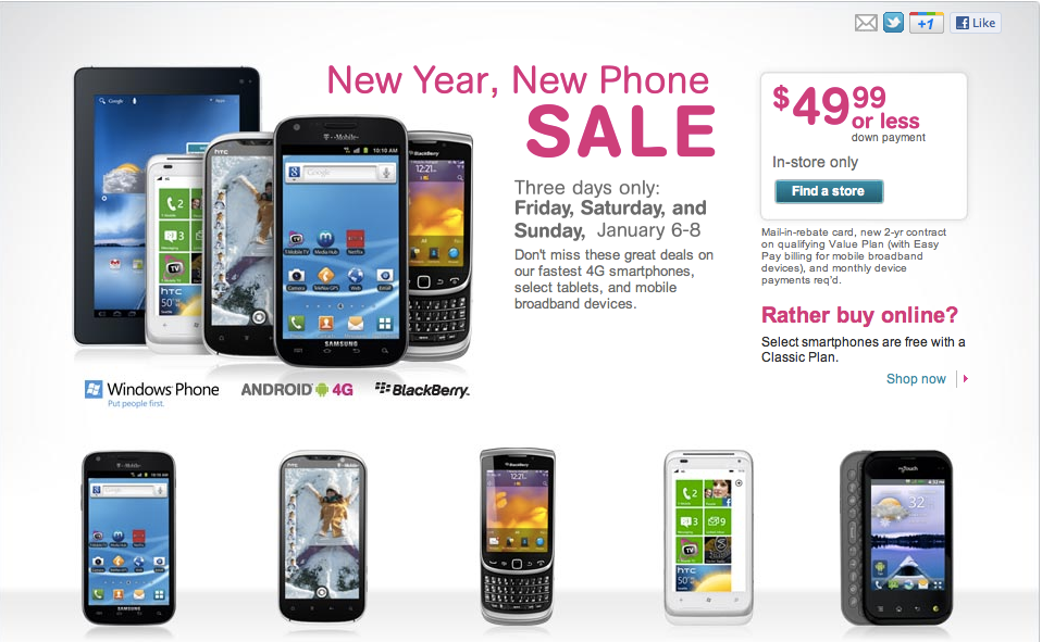 T-Mobile readying a huge “New Year, New Phone” sale this weekend (it's now official!)
