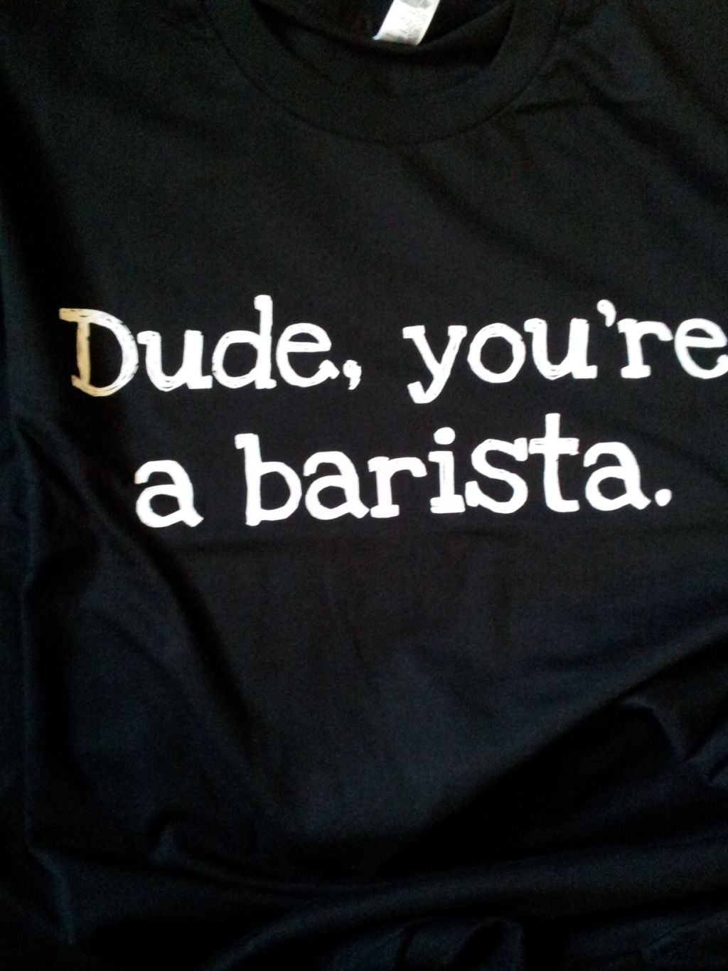 Win this t-shirt from Samsung - Samsung giving away phones and shirts in "Dude, you're a barista" contest