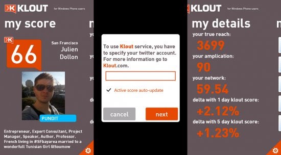 Unofficial Klout app makes its way to the Windows Phone Marketplace