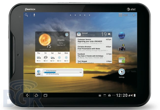 Splash-resistant 8-inch Pantech Element tablet arriving on AT&T next week