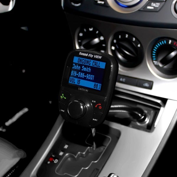 Satechi's Soundfly View Bluetooth FM transmitter offers hands-free calling and wirelessly streaming
