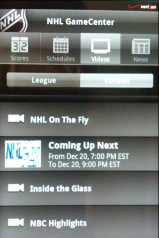 Verizon's LTE subscribers get a free upgrade to the premium version of the NHL Gamecenter app - Customers with 4G at Verizon score free premium upgrade to NHL Gamecenter app