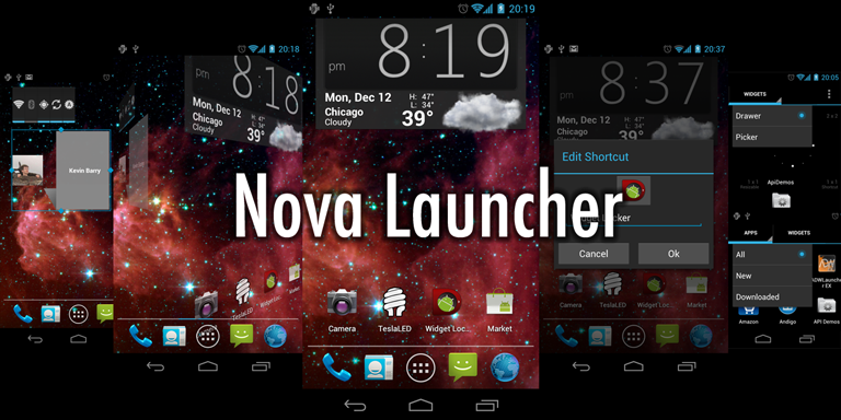 Nova Launcher expands the Android ICS interface functionality, with or without root