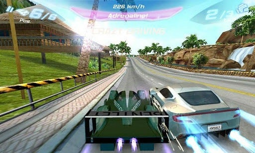Asphalt 6 Adrenaline HD for the BlackBerry PlayBook is priced at $0.99 for a limited time