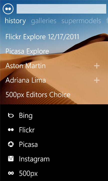 das Image for Windows Phone makes finding images a breeze