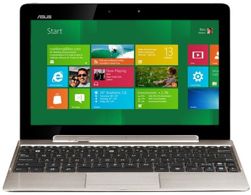 A rendering of the Windows 8 tablet being produced by Asus - Asus says Windows 8 ARM tablet coming; still committed to Android