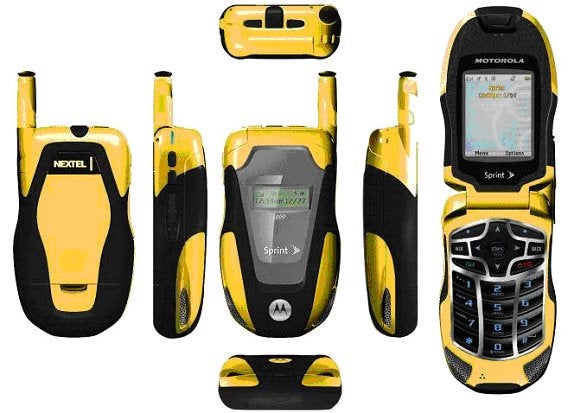 First images of the iDEN/CDMA dual-mode and RAZR-like iDEN phones