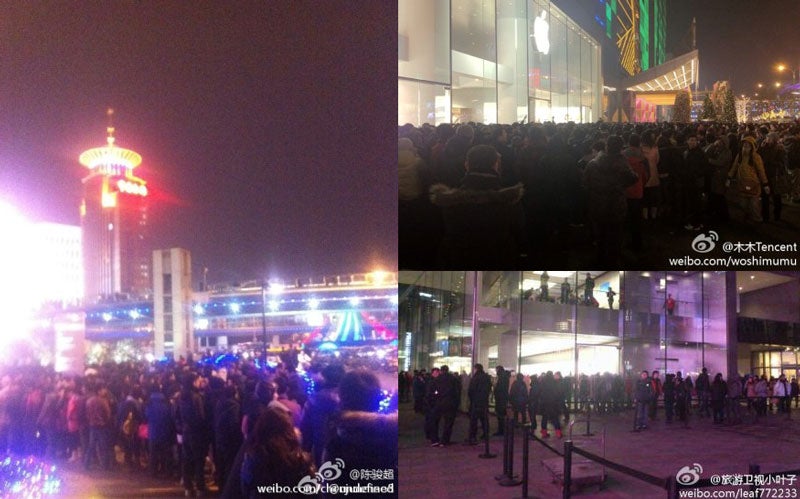 China gets the iPhone 4S tomorrow, Friday the 13th - thousands already lined up to pay $60 a month
