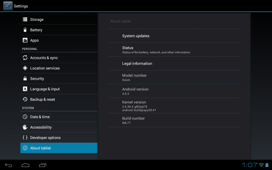 Motorola&#039;s XOOM &quot;project&quot; turns out to be the Android ICS update indeed, rolling now to select owners