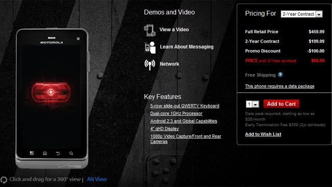 Motorola DROID 3 drops to $99.99, makes you really wonder how much the DROID 4 will cost