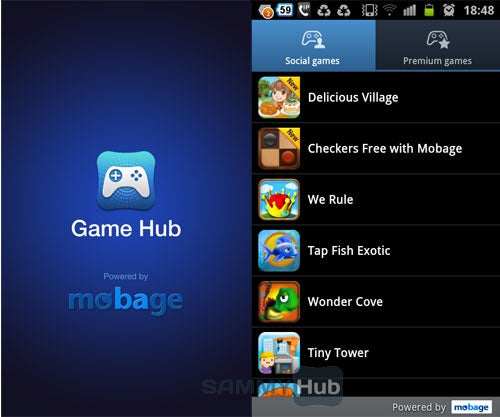 Samsung Game Hub updated with more social games