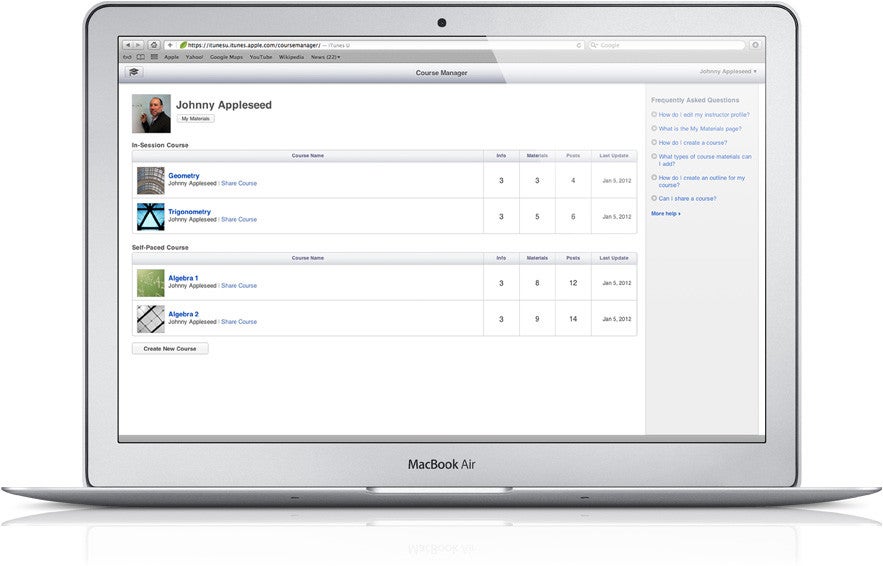 iTunes U gets an overhaul, allows students to interact with the whole curriculum on the iPad