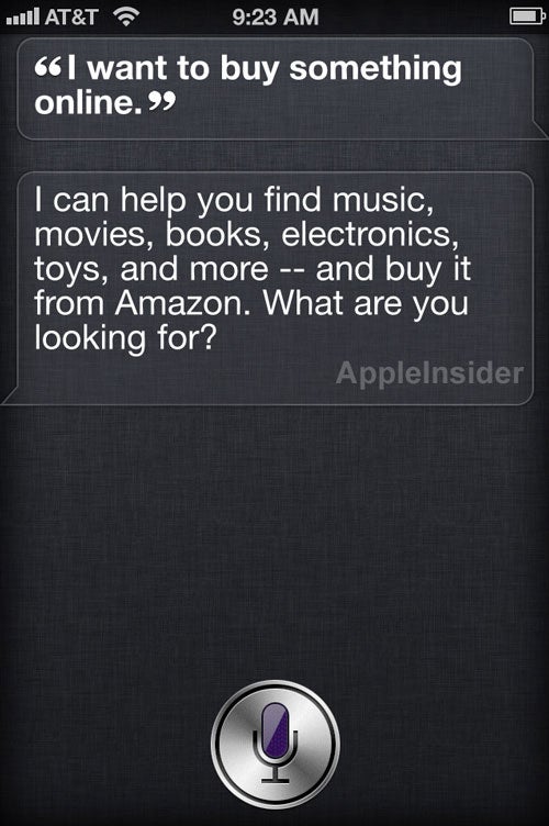 Will Siri say this in the future? - Patent shows that Siri could be used for shopping and other functions in the future