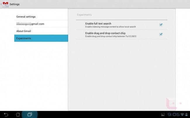 Android 4.0.3 gets &quot;Experiments&quot; options in Gmail