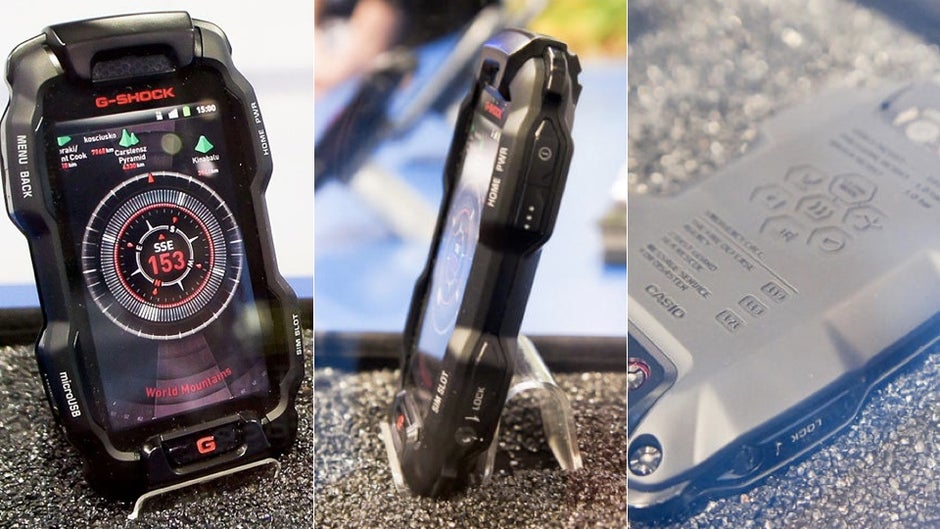G-Shock phone is ugly, but tough enough not to care