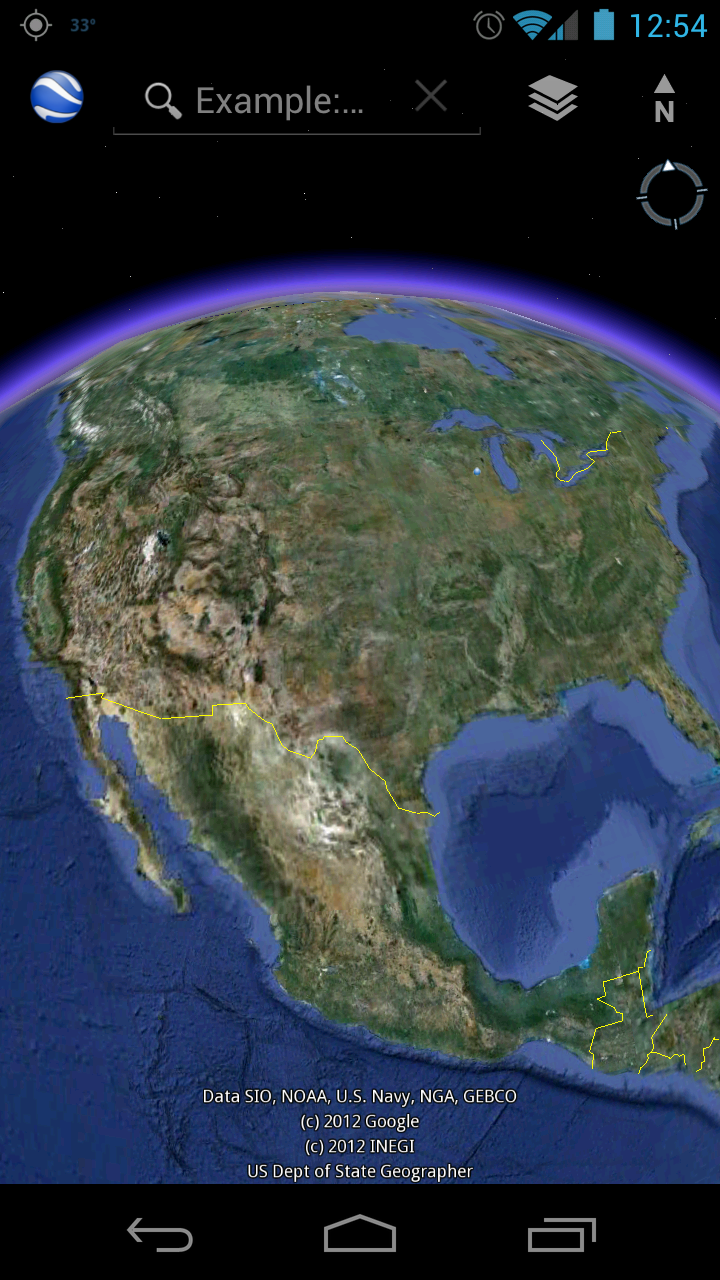 Google Earth rendering improvements filter down to mobile devices