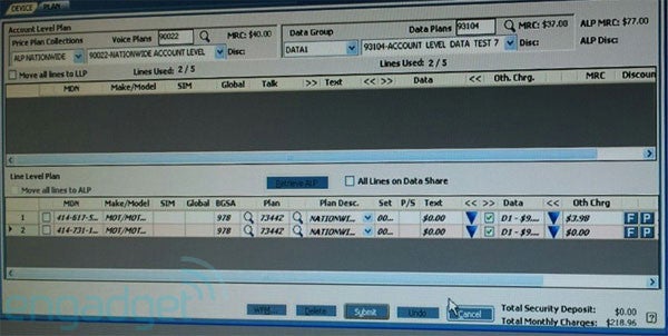 Verizon itching to unleash its new shared data plans on us, system screenshot reveals