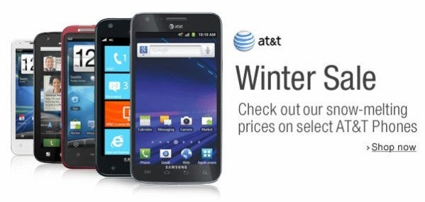 Amazon fights the weather blues with an AT&amp;T Winter Sale, phones get free or cheapen