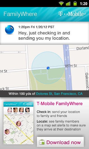 T-Mobile’s FamilyWhere offers family member tracking services