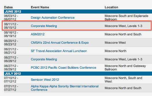 The Moscone Center is booked for mid June - Analyst says Apple iPhone 5  to be unwrapped in June at WWDC