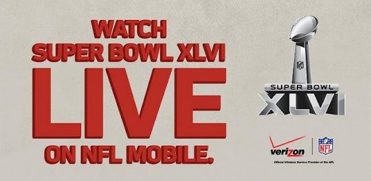 Watch the Super Bowl for free on a Verizon smartphone - Verizon customers with NFL Mobile can watch the Super Bowl on their handset for free