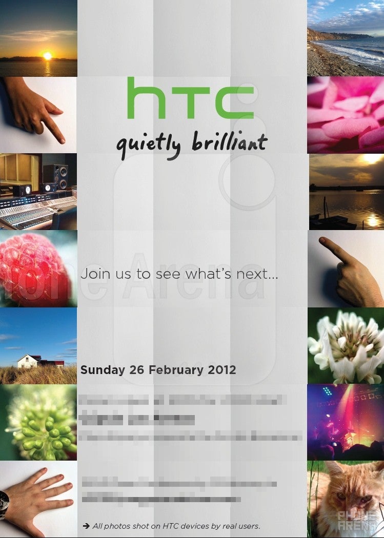 HTC sending out formal invitations for February 26 event, right before MWC kicks off