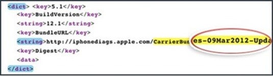 One of the profiles that gives away a hint that the iOS 5.1 update is coming March 9th - Profiles published by Apple suggest March 9th launch of iOS 5.1