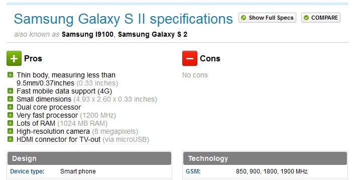 New PhoneArena features: Pros &amp; Cons and Rivals