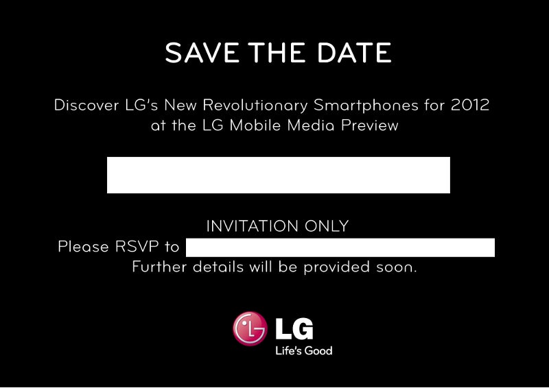 LG to hold a &quot;revolutionary smartphones&quot; Media Preview event on the cusp of MWC