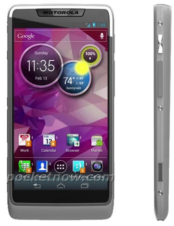 Motorola&#039;s unnamed ICS phone - Rendering shows Motorola&#039;s first Android 4.0 phone and it has Intel inside