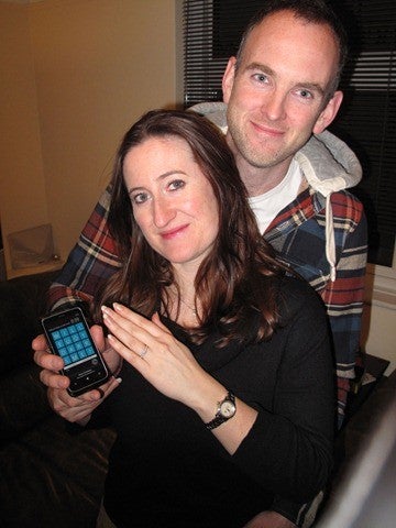 Patrick Long and Jenny Longman - Man proposes to his girlfriend with a Windows Phone app