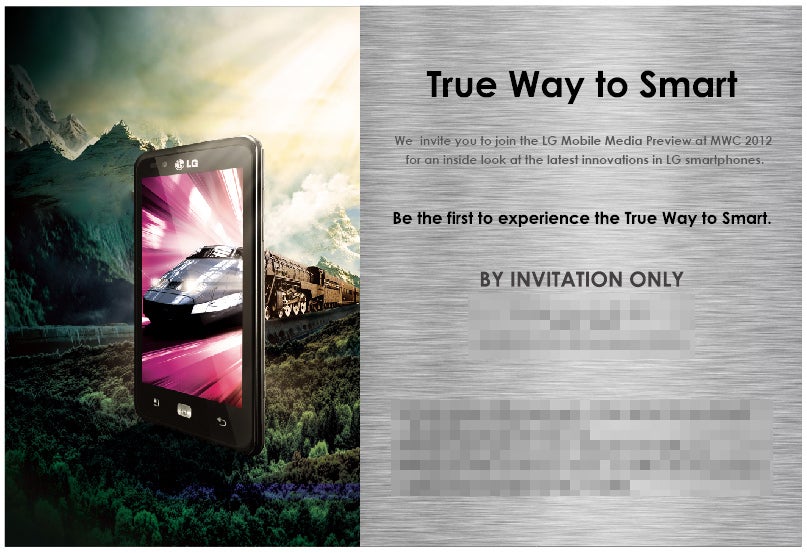 Is the LG Optimus LTE coming to Europe? MWC 2012 invitation suggests so