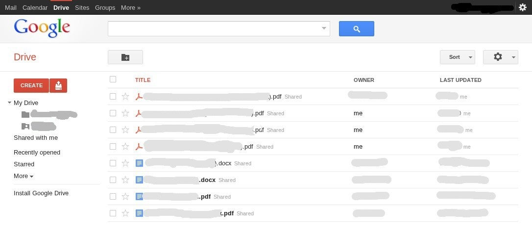 Google Drive cloud storage up for some users, seems integrated with other Google services