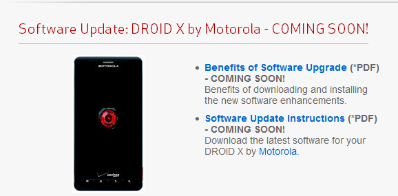 Motorola seeks volunteers to test an update for the Motorola DROID X - Motorola DROID X marks the spot for new Motorola soak test