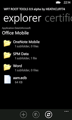 WP7 Root Tools 0.9 close to a release