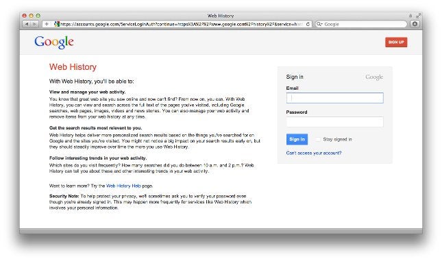 Here's how to delete your Google Web search History