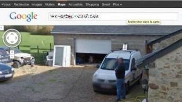 Google Street View photo shows Frenchman peeing on his own property - Google sued over Street View photo of peeing Frenchman
