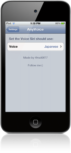 AnyVoice adds more than 40 accents to Siri
