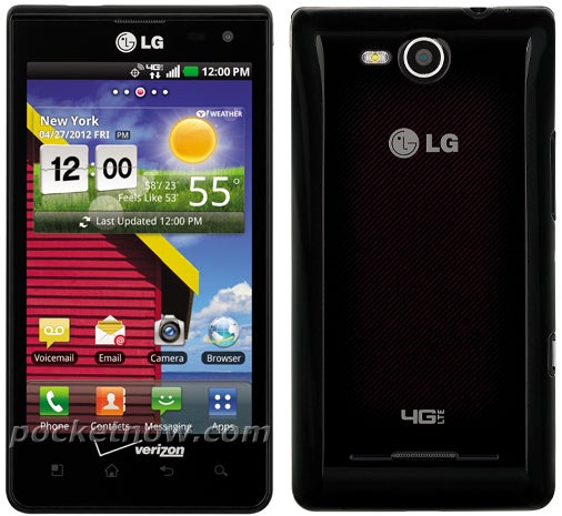 Rendering of the LG Lucid 4G - LG Lucid 4G render appears, phone penciled in for March 29th launch