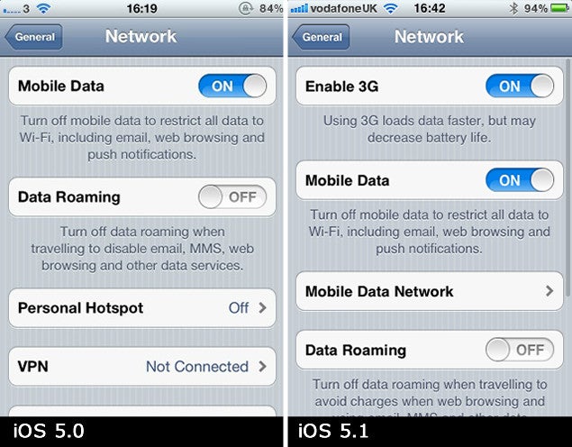 iOS 5.1 brings back the option to disable 3G - iOS 5.1 brings back the option to disable 3G