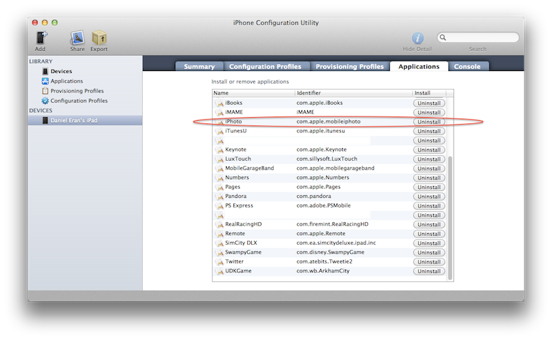 Workaround allows new iPhoto and iMovie to be installed on original iPad