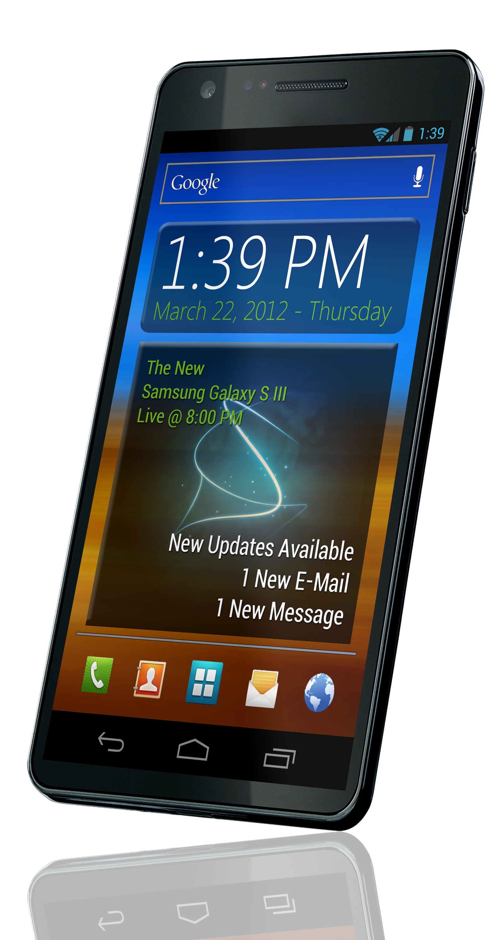 Is this the Samsung Galaxy S III? - Is this the final design of the Samsung Galaxy S III? (hint: probably not)