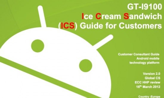 Samsung releases a User&#039;s Guide for Android 4.0 update to European Samsung Galaxy S II - Android 4.0 User Guide released for European Samsung Galaxy S II