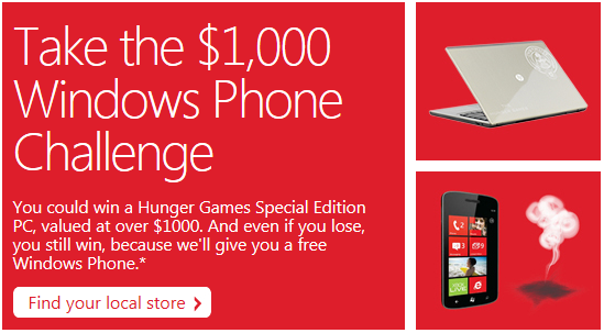 Can your phone beat a Windows Phone? - #SmokedByWindowsPhone Challenge at Microsoft Store can net you free Windows Phone unit