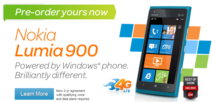 Has AT&amp;T sold out its pre-order inventory of the Nokia Lumia 900? - Has AT&T sold out of its pre-order stock of the Nokia Lumia 900?